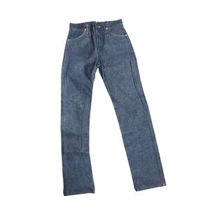Wrangler 13MWZ Cowboy Cut Original Fit Jeans Mens 30x34 Indigo Blue Rigid Denim